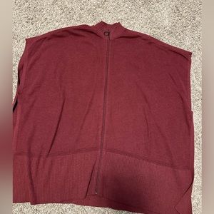 Lululemon Sleeveless Zip Sweater Top